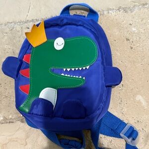 Blue Green Dinosaur Kids mini Backpack